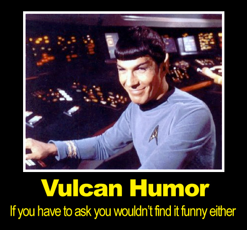 Demotivational Poster Vulcan Humor
